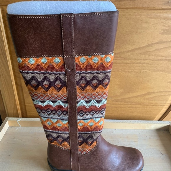 Womens patchwork boots - Picture 3 of 8